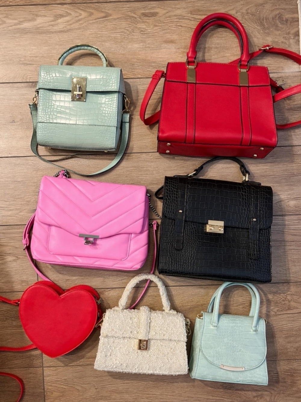 7 Assorted Bags/Purses (selling all together)